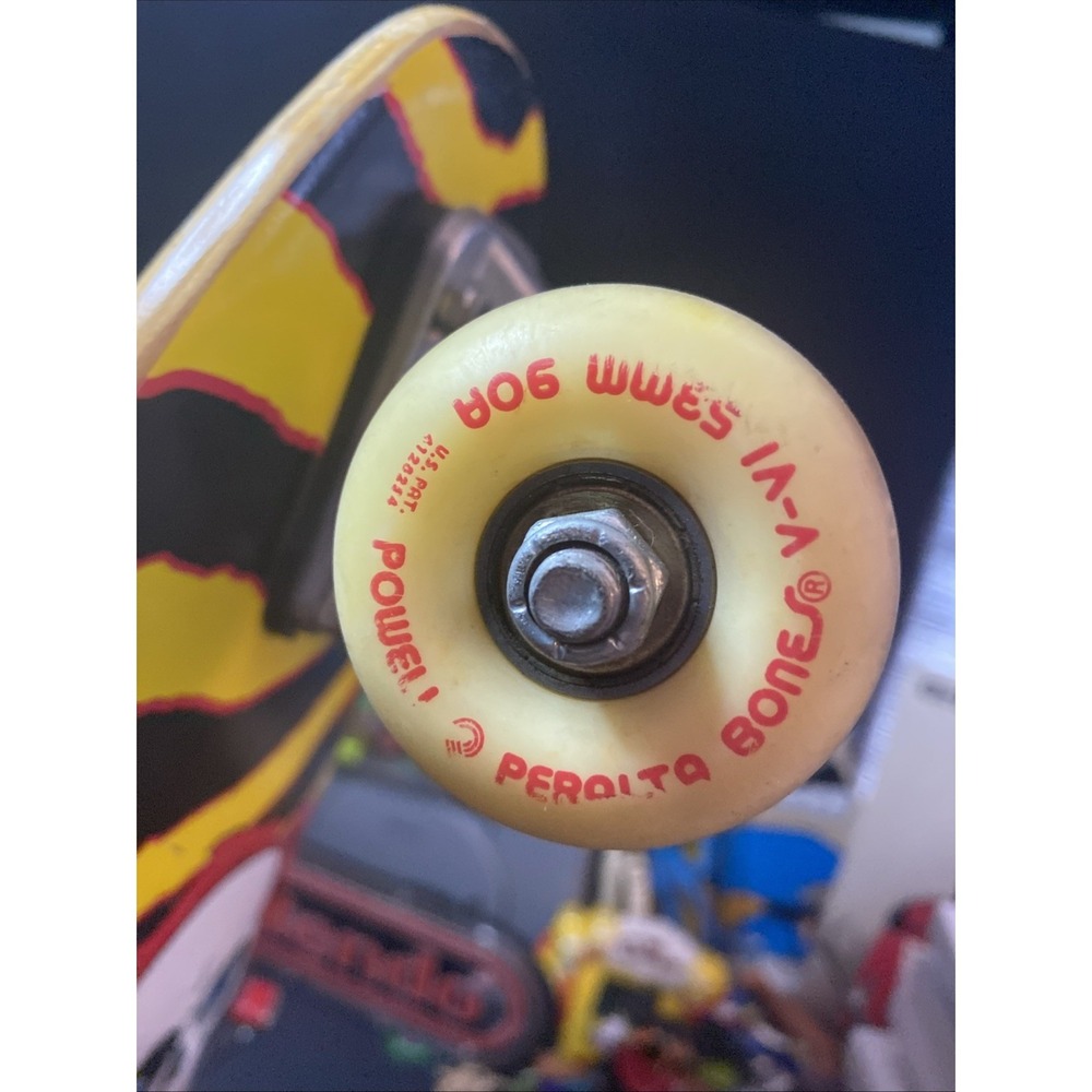 Powell Peralta Reissue Ripper Complete Skateboard Yellow Black Rad Skate 2010 - Picture 3 of 10
